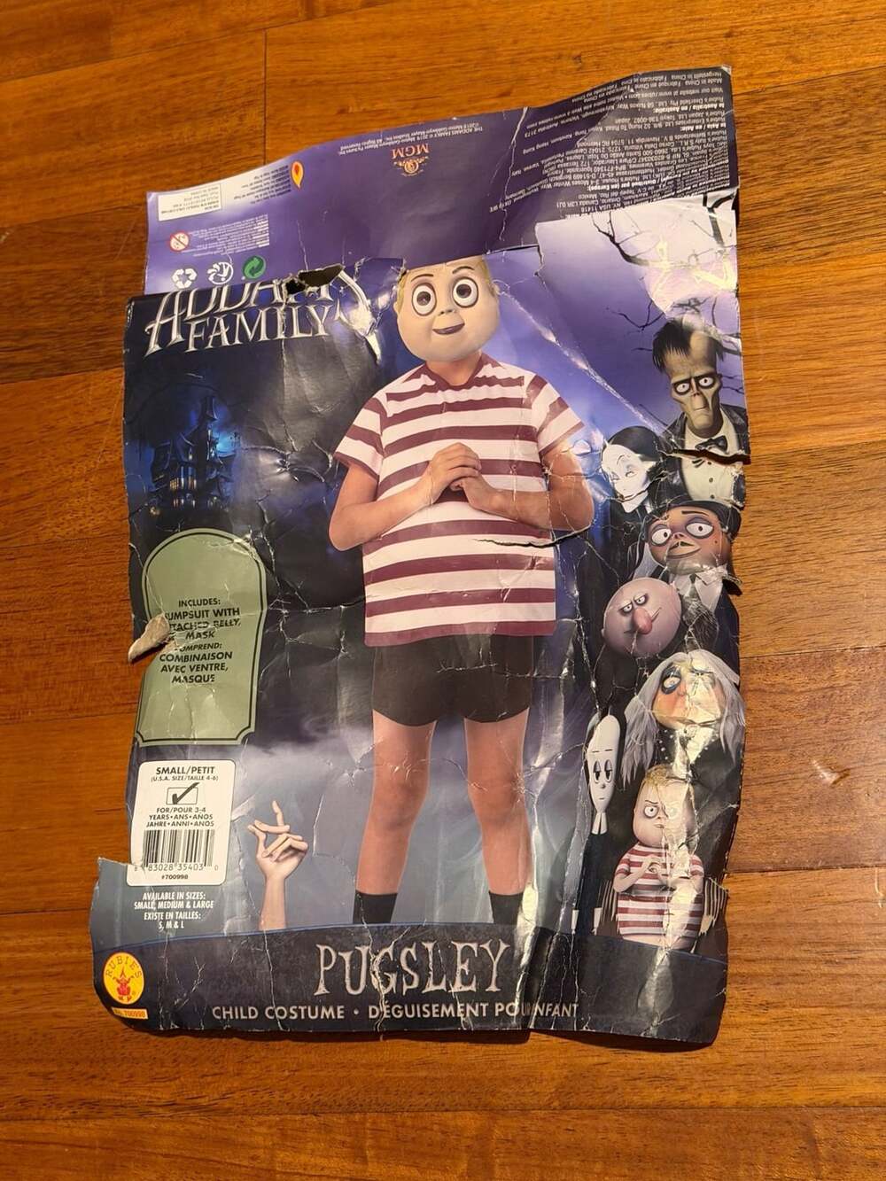 Rubie's The Addams Family Movie Pugsley Child Halloween Costume Small